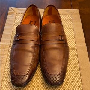 Magnanni for Neiman Marcus Leather Loafer